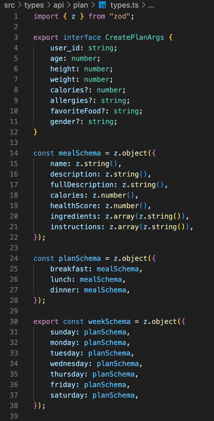 ChatGPT Schema